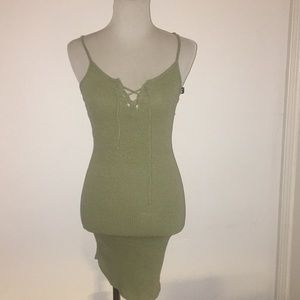 Green love culture dress